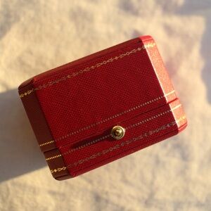 Cartier Red and Black Jewelry Box
